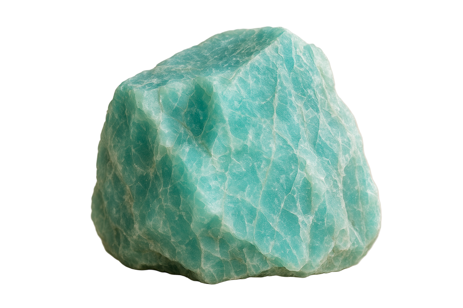 raw amazonit crystal