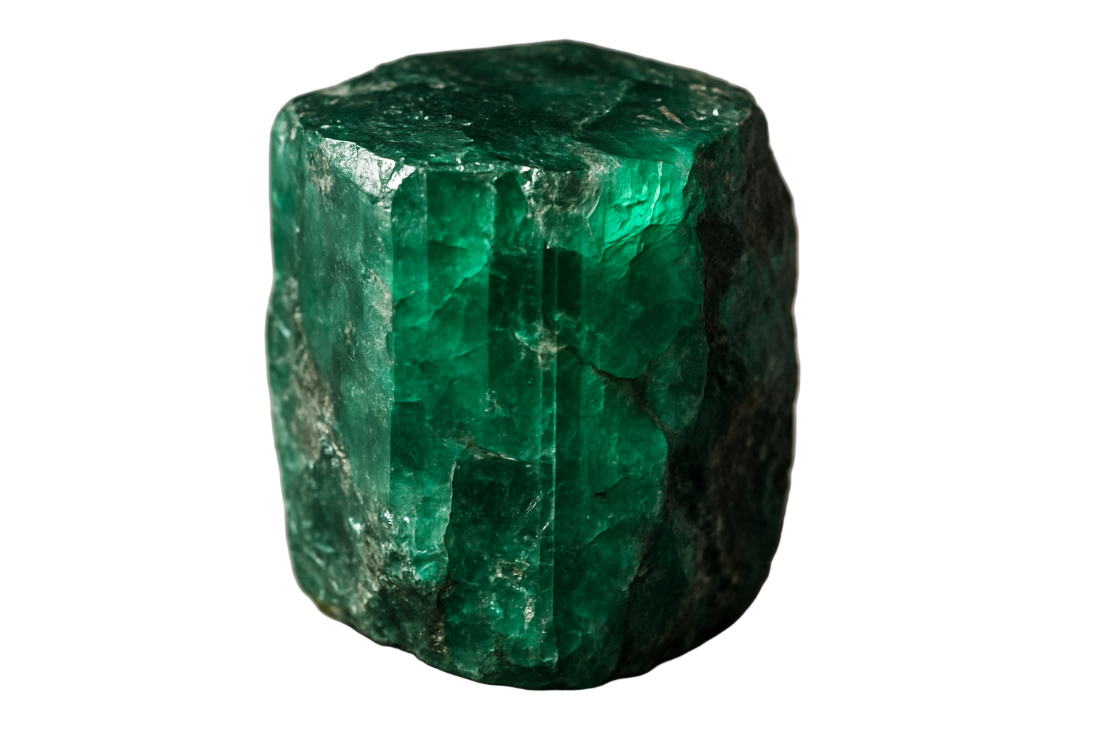 raw emerald crystal