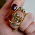 EMERALD STATEMENT RING