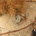 02/2 HERKIMER SILVER GYŰRŰ /MÉRET: 48/