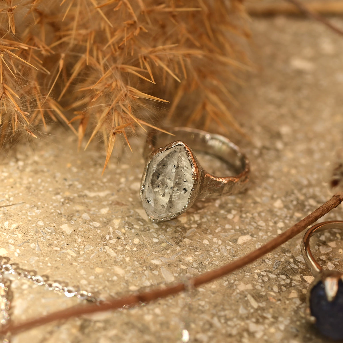 02/2 HERKIMER SILVER GYŰRŰ /MÉRET: 48/