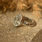 02/2 HERKIMER SILVER GYŰRŰ /MÉRET: 48/