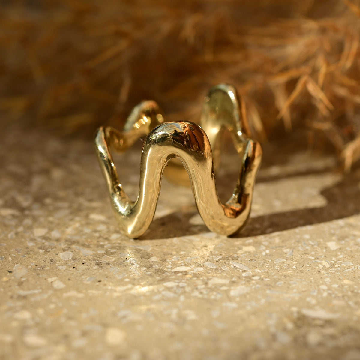 02/1 GOLD WAVE GYŰRŰ /MÉRET: 52/
