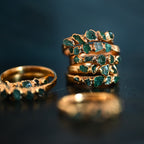 EMERALD STATEMENT RING