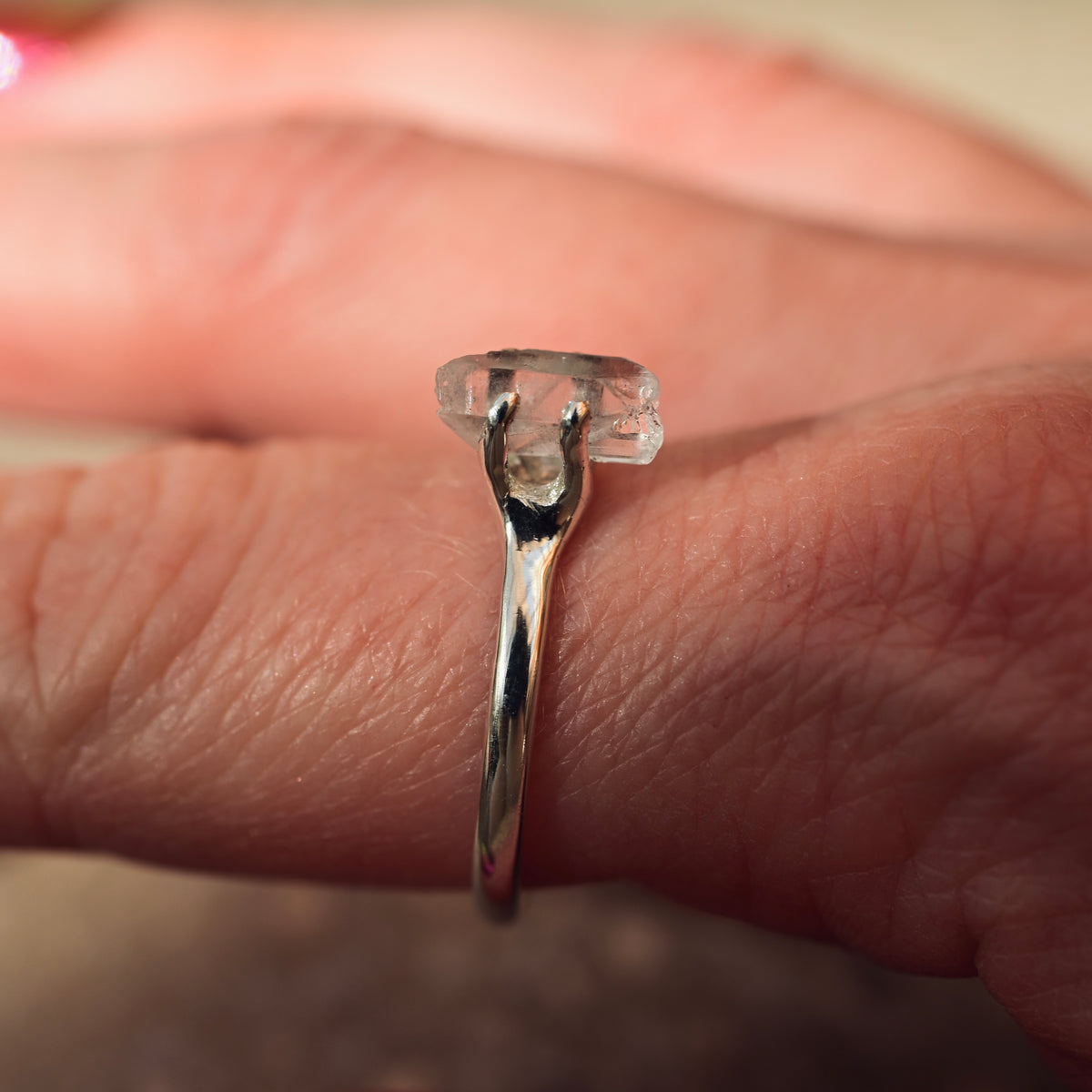 02/4 HERKIMER EZÜST GYŰRŰ /MÉRET: 57/