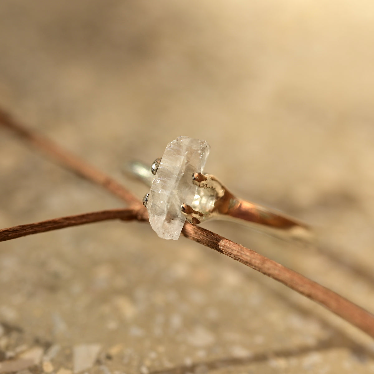 02/4 HERKIMER EZÜST GYŰRŰ /MÉRET: 57/