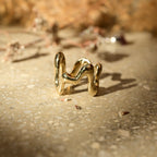 02/1 GOLD WAVE GYŰRŰ /MÉRET: 52/
