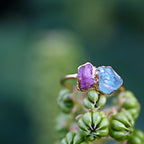 APATITE &amp; PINK TOURMALINE COCKTAIL RING