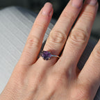 AMETHYST SILVER RING
