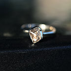 HERKIMER DIAMOND SILVER RING