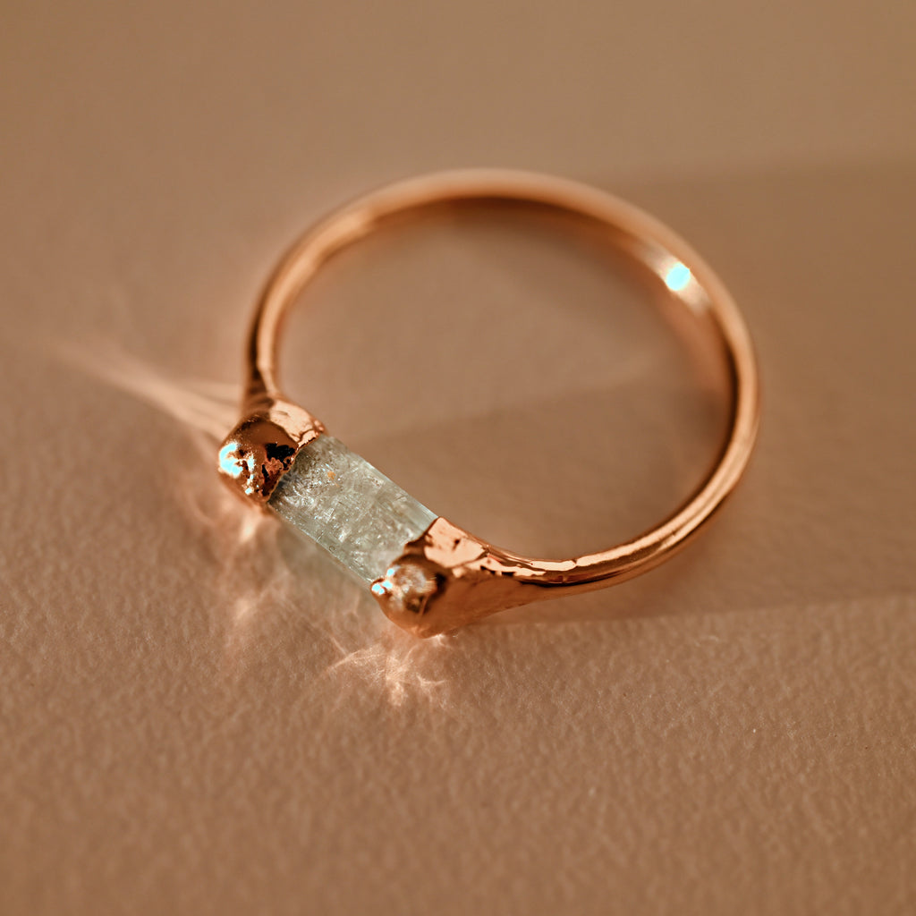 AQUAMARINE CONNECT RING