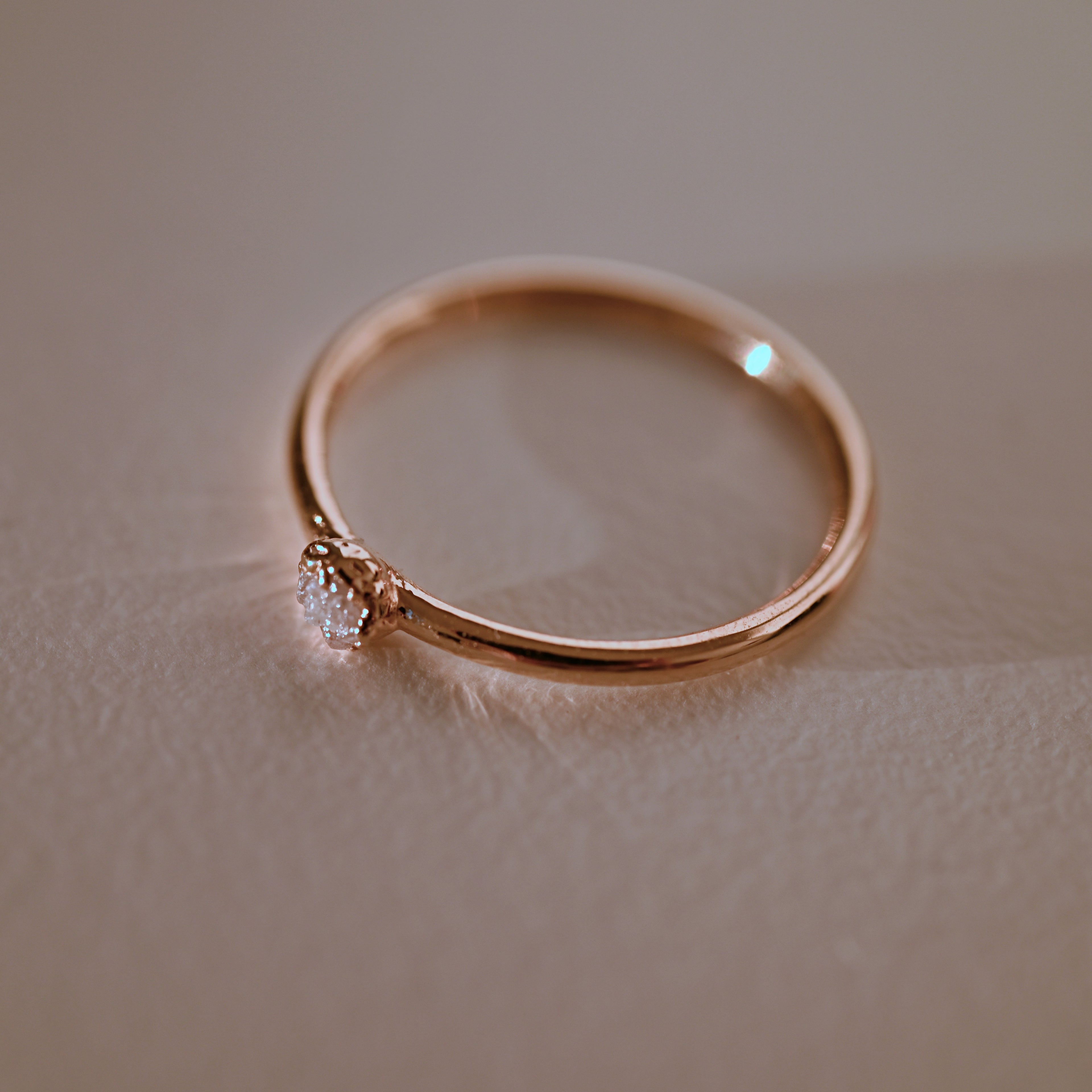 RAW DIAMOND MINI RING