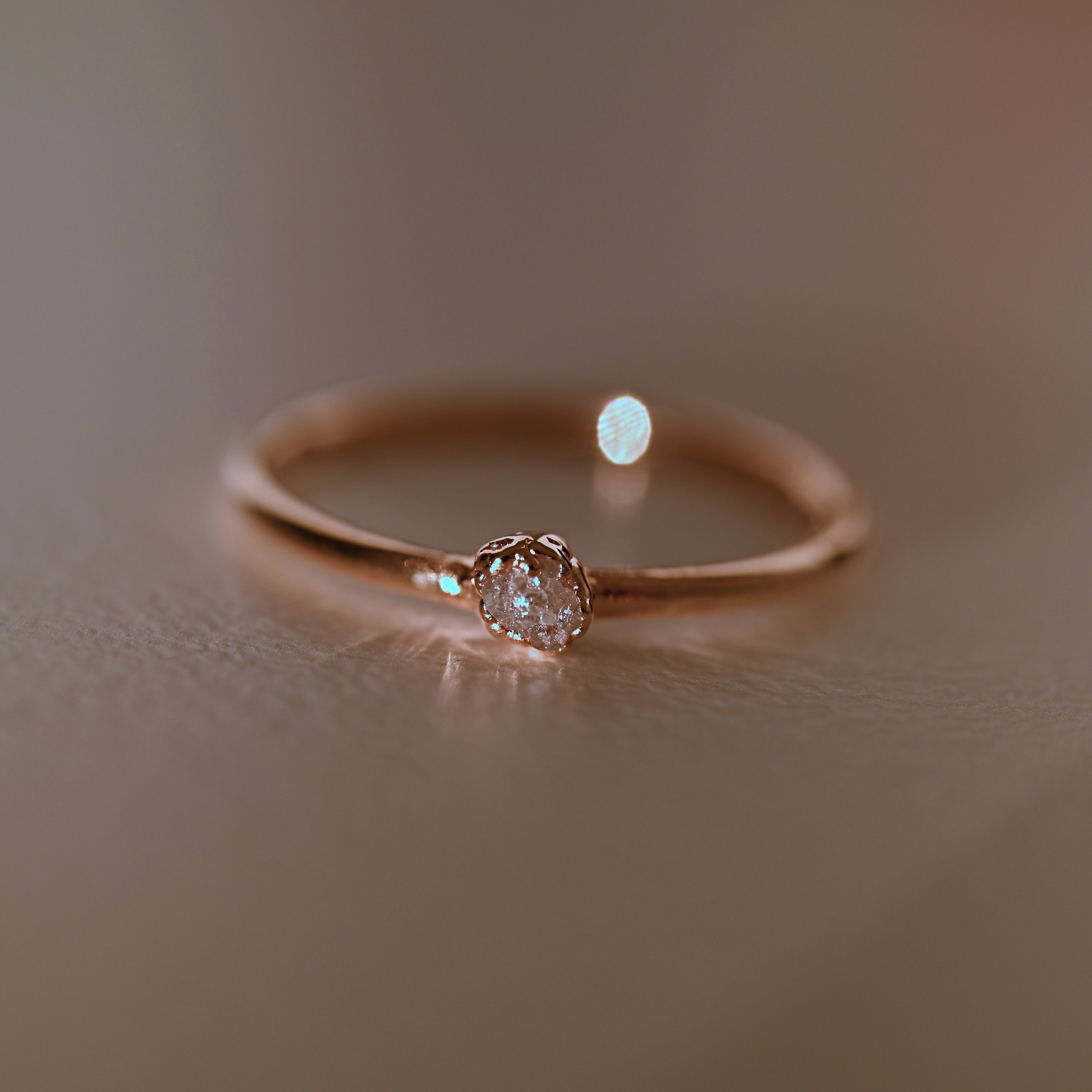 RAW DIAMOND MINI RING