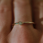 RAW DIAMOND MINI RING