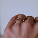 RAW DIAMOND STATEMENT RING