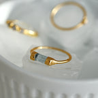 AQUAMARINE CONNECT RING