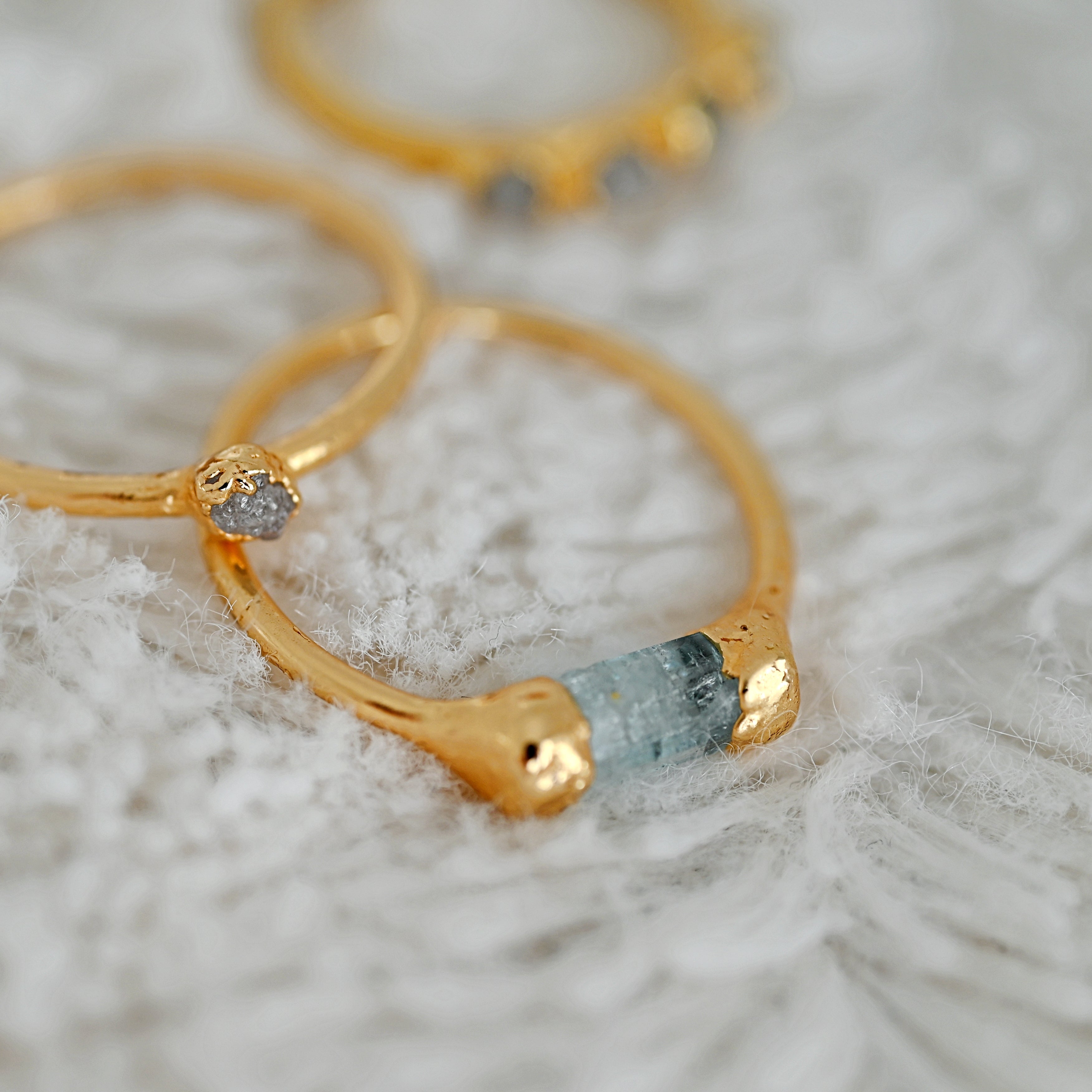 AQUAMARINE CONNECT RING