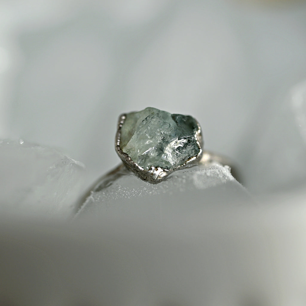 AQUAMARINE COCKTAIL RING