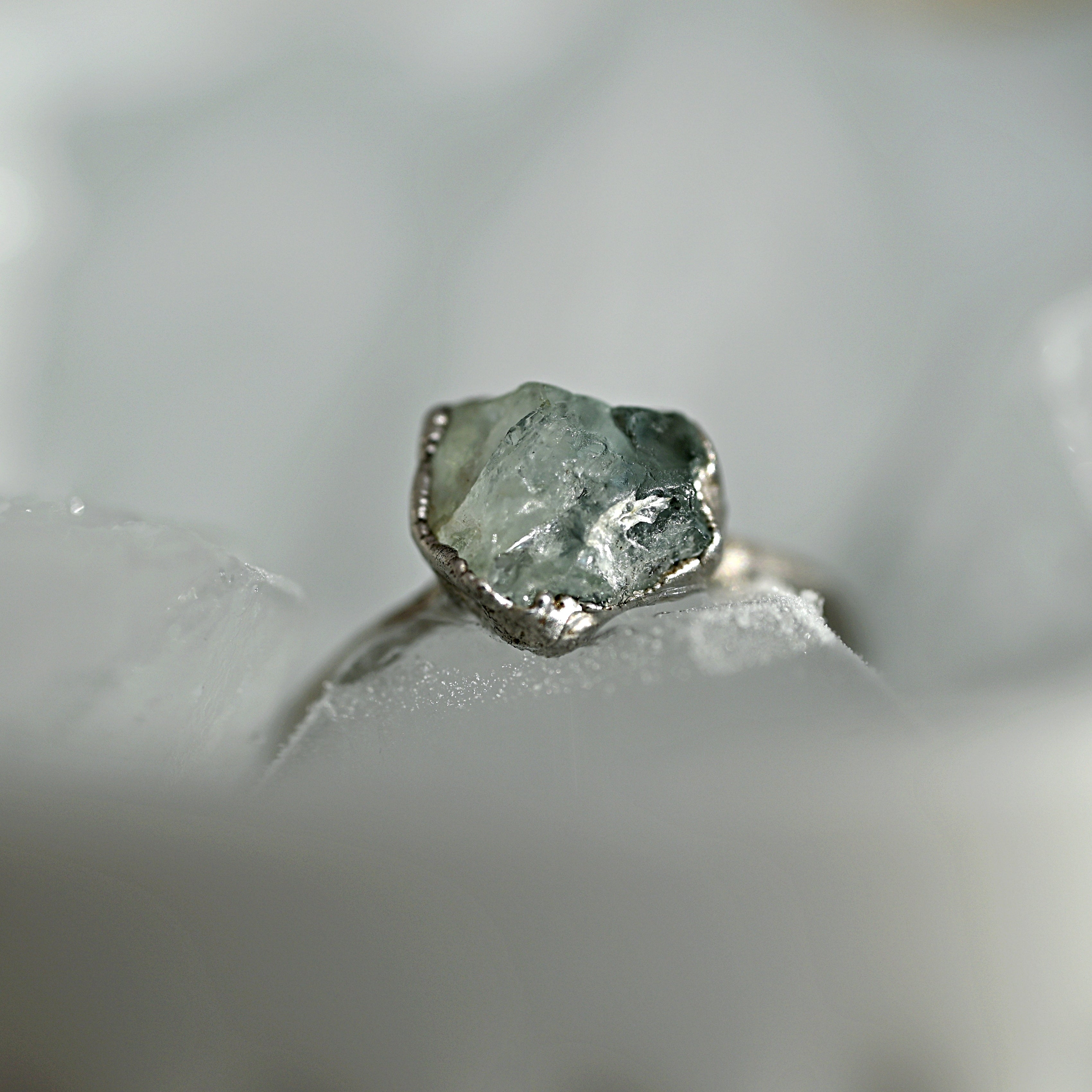 AQUAMARINE COCKTAIL RING