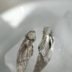 LARGE ICE FLOWER DIAMOND EARRINGS