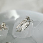 LARGE ICE FLOWER DIAMOND EARRINGS
