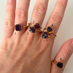 AMETHYST GOLD RING