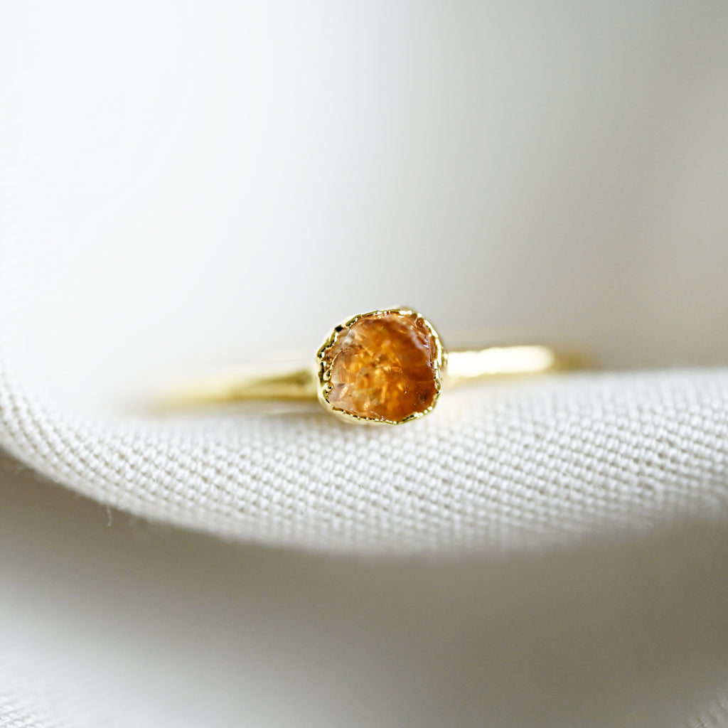 CITRINE MINI RING