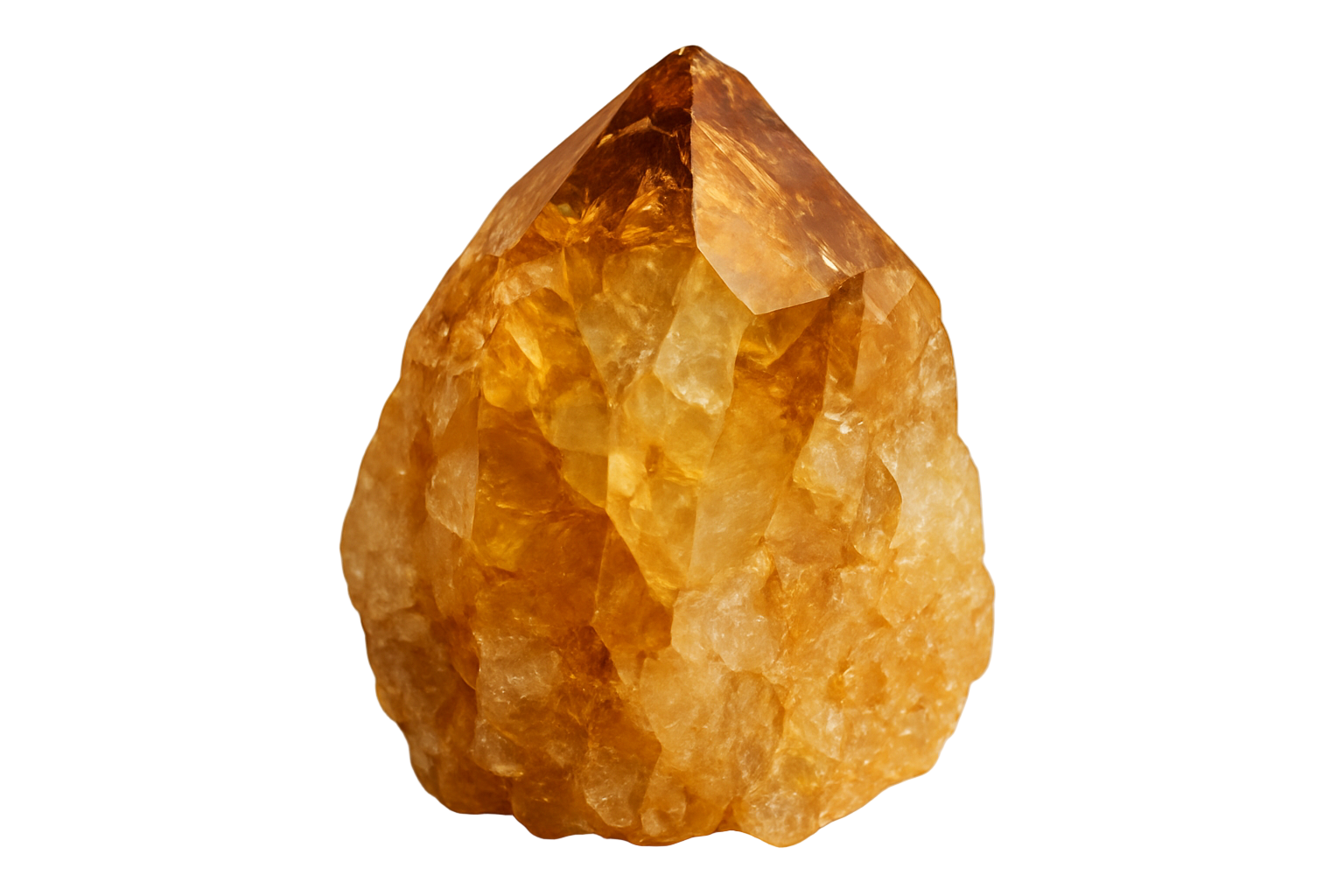 raw citrine crystal