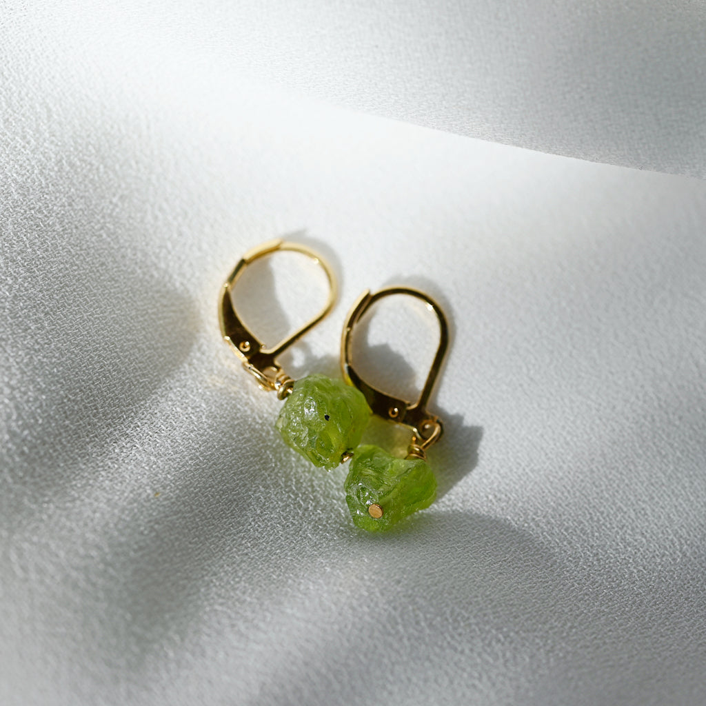 PERIDOT DROP EARRINGS