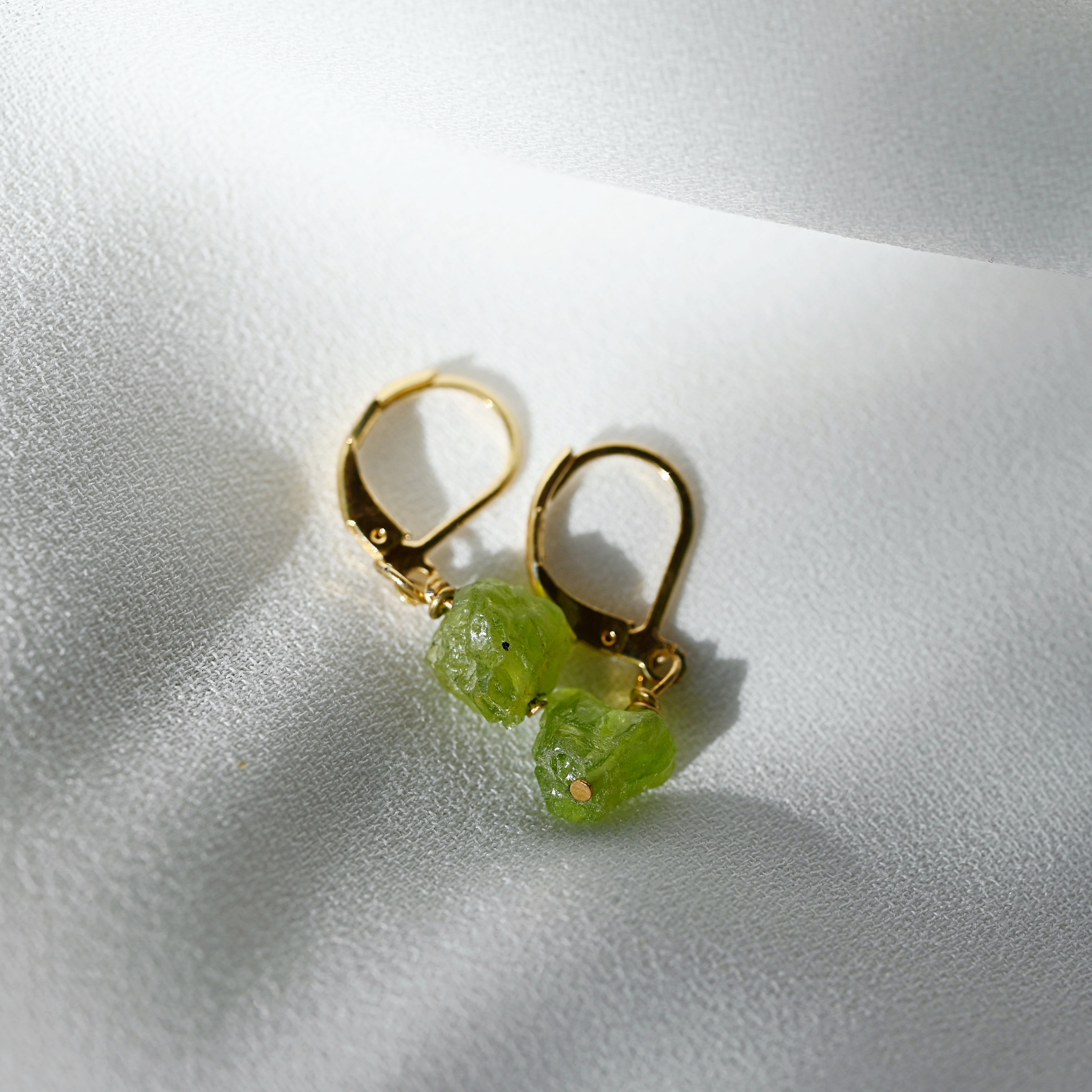 PERIDOT DROP EARRINGS