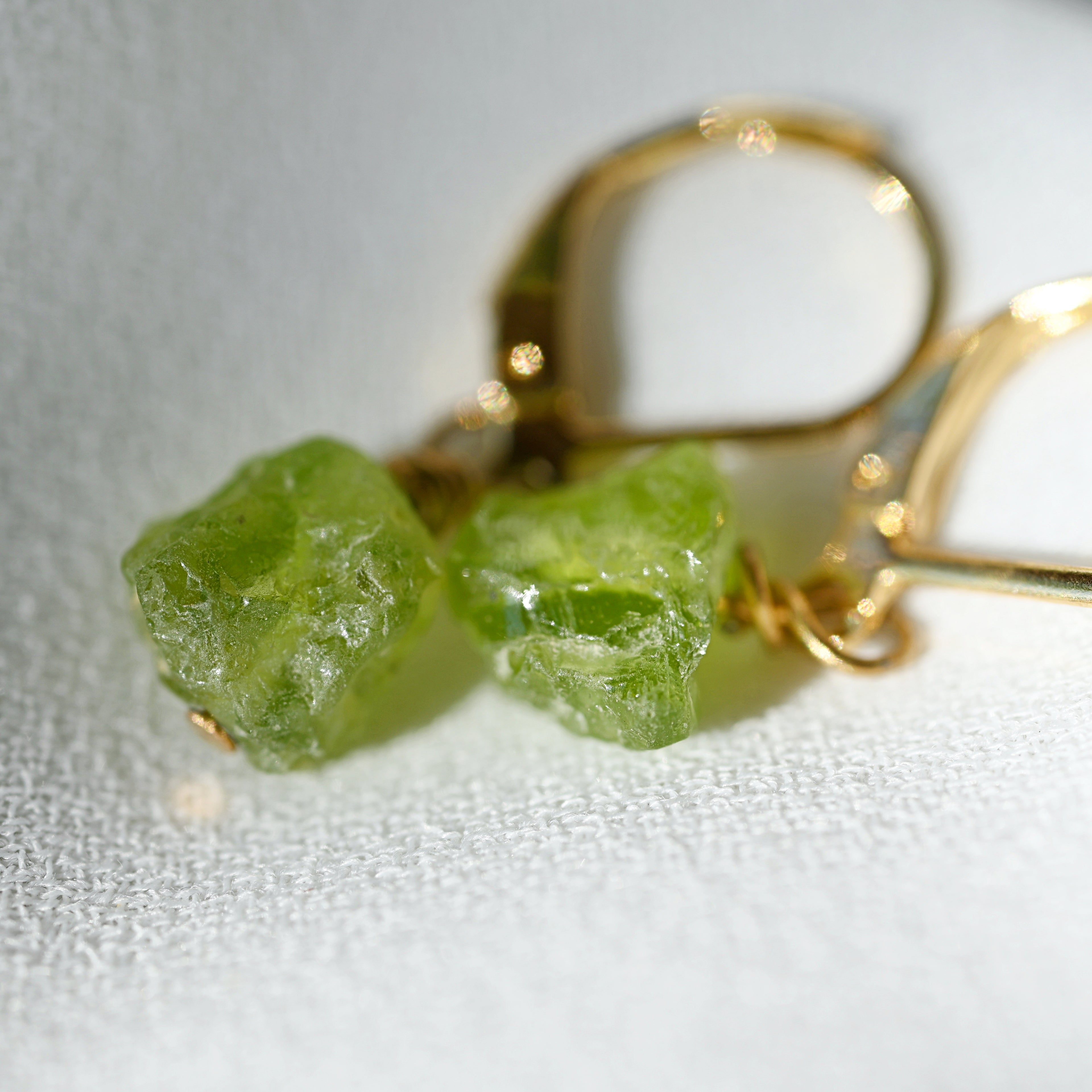 PERIDOT DROP EARRINGS