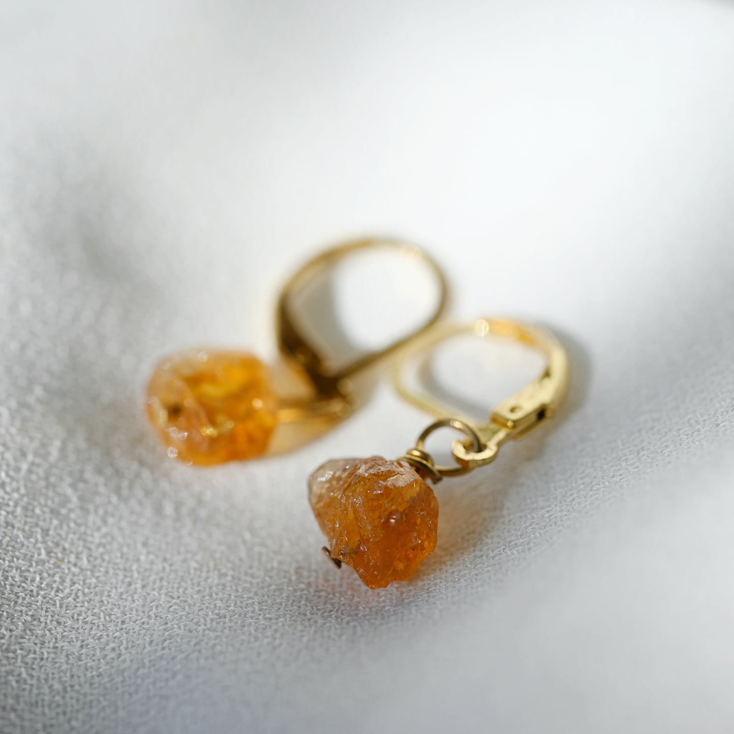 CITRIN DROP EARRINGS