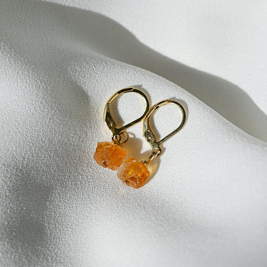 CITRIN DROP EARRINGS