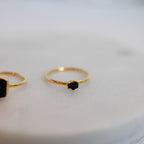 BLACK TOURMALINE MINI RING