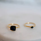 BLACK TOURMALINE COCKTAIL RING