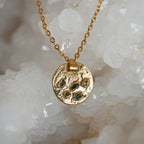 EMERALD MEDALLION NECKLACE