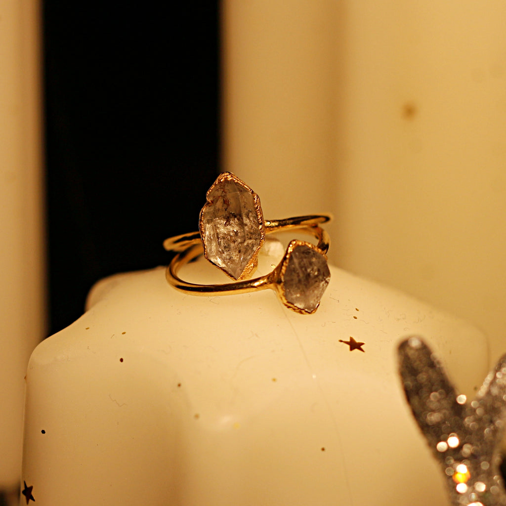 HERKIMER DIAMOND MINI RING