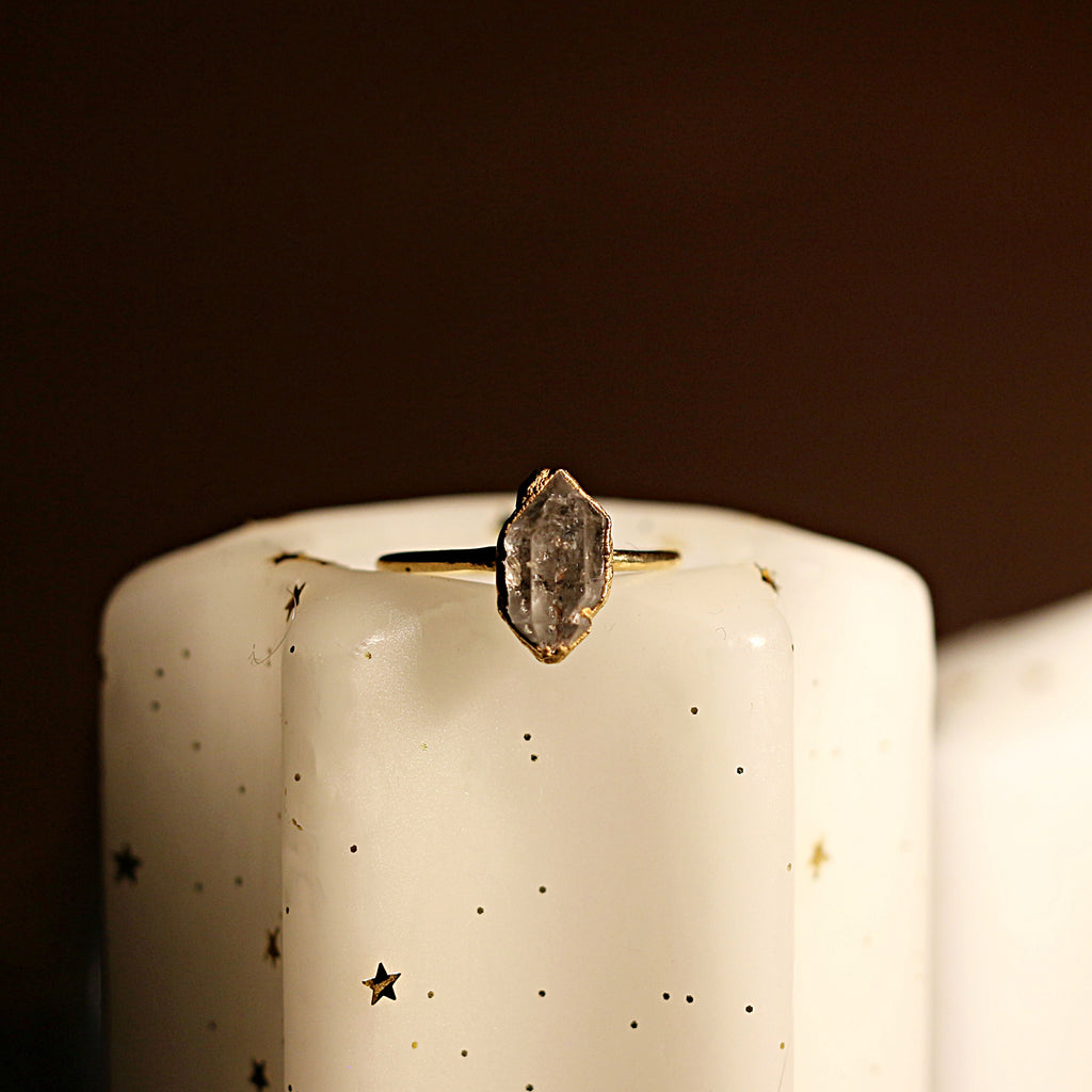 HERKIMER DIAMOND MIDI RING