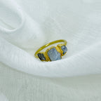 TRIPLE MOONSTONE RING