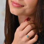 AMAZONITE COCKTAIL RING