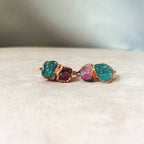 APATITE &amp; PINK TOURMALINE COCKTAIL RING
