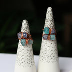 TANZANITE TWO-STONE RING