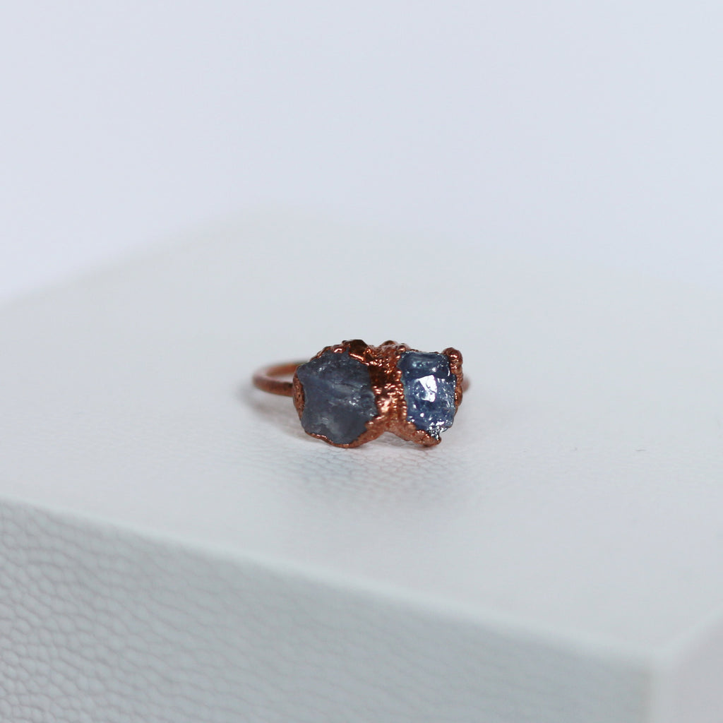 TANZANITE TWO-STONE RING