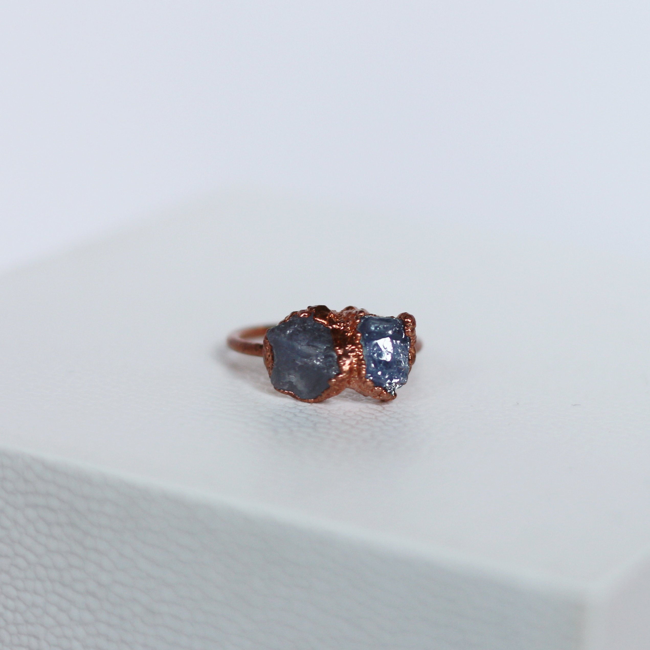 TANZANITE TWO-STONE RING
