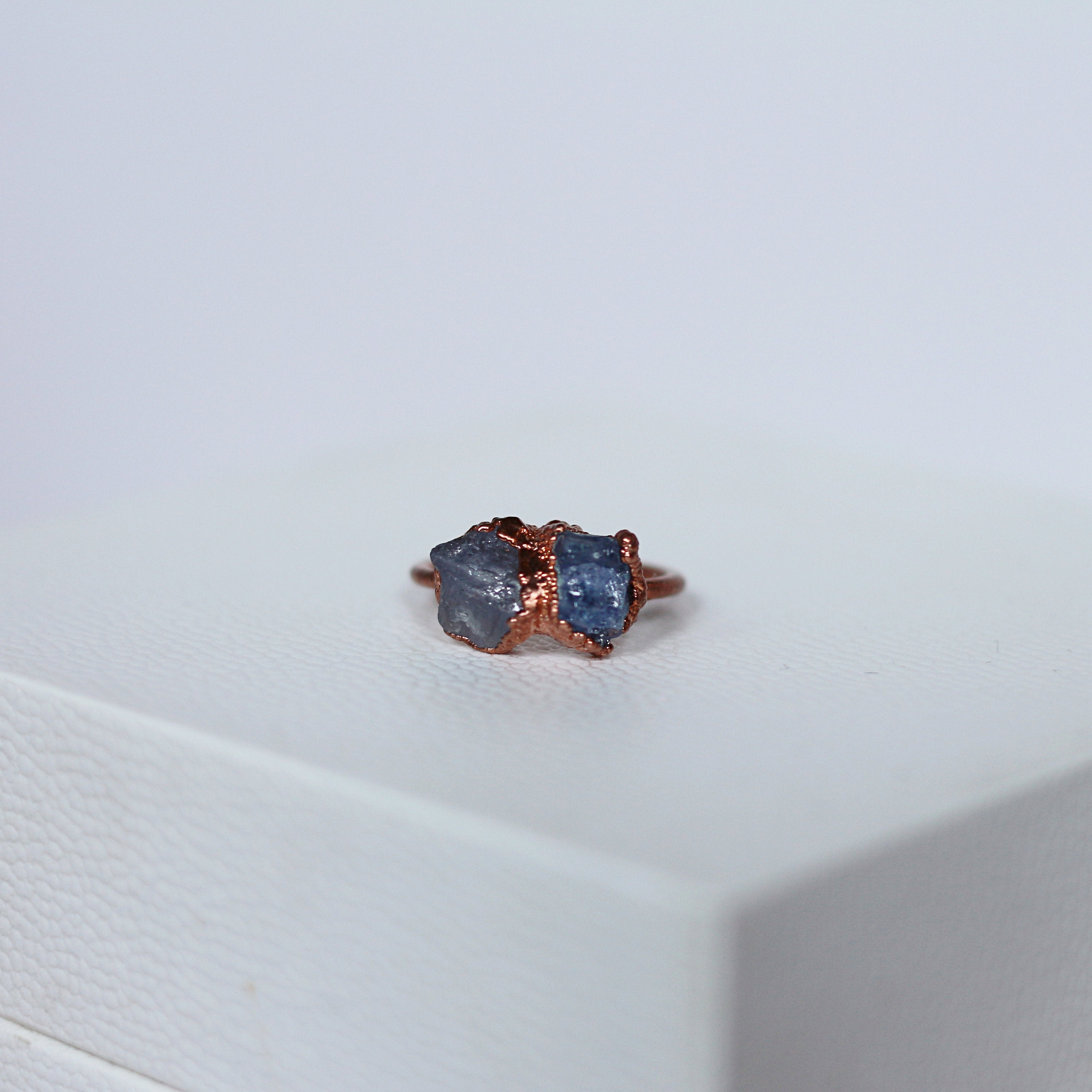 TANZANITE TWO-STONE RING