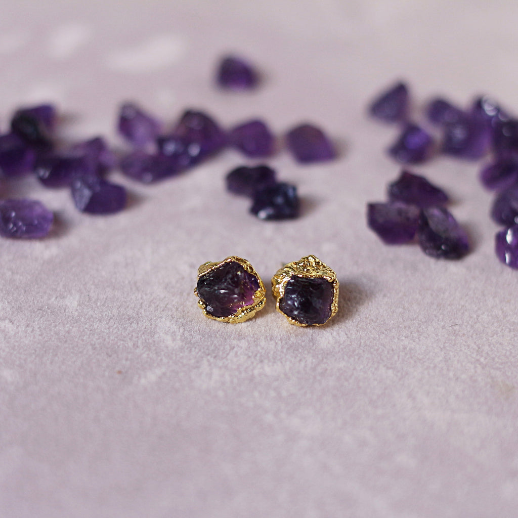 AMETHYST EARRINGS