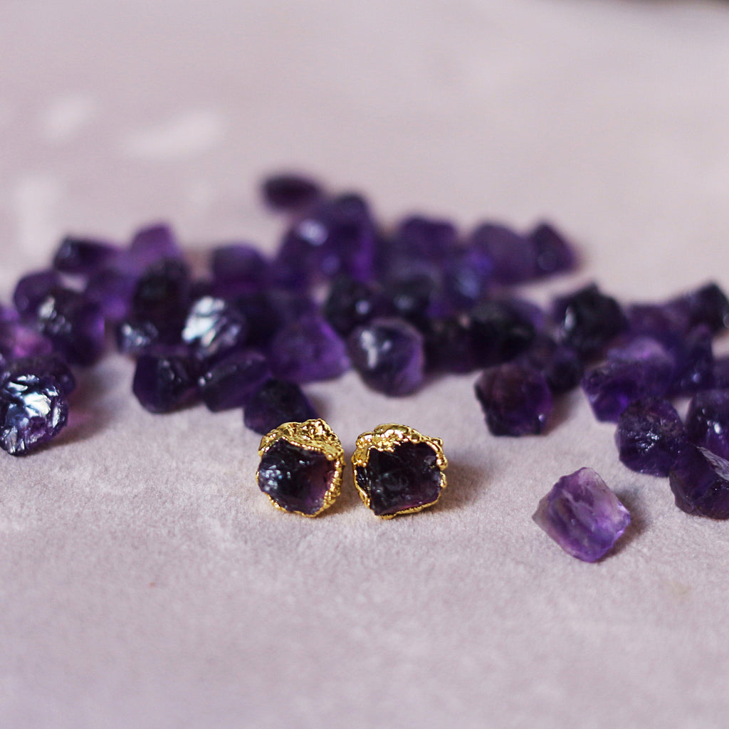 AMETHYST EARRINGS