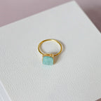 AMAZONITE COCKTAIL RING