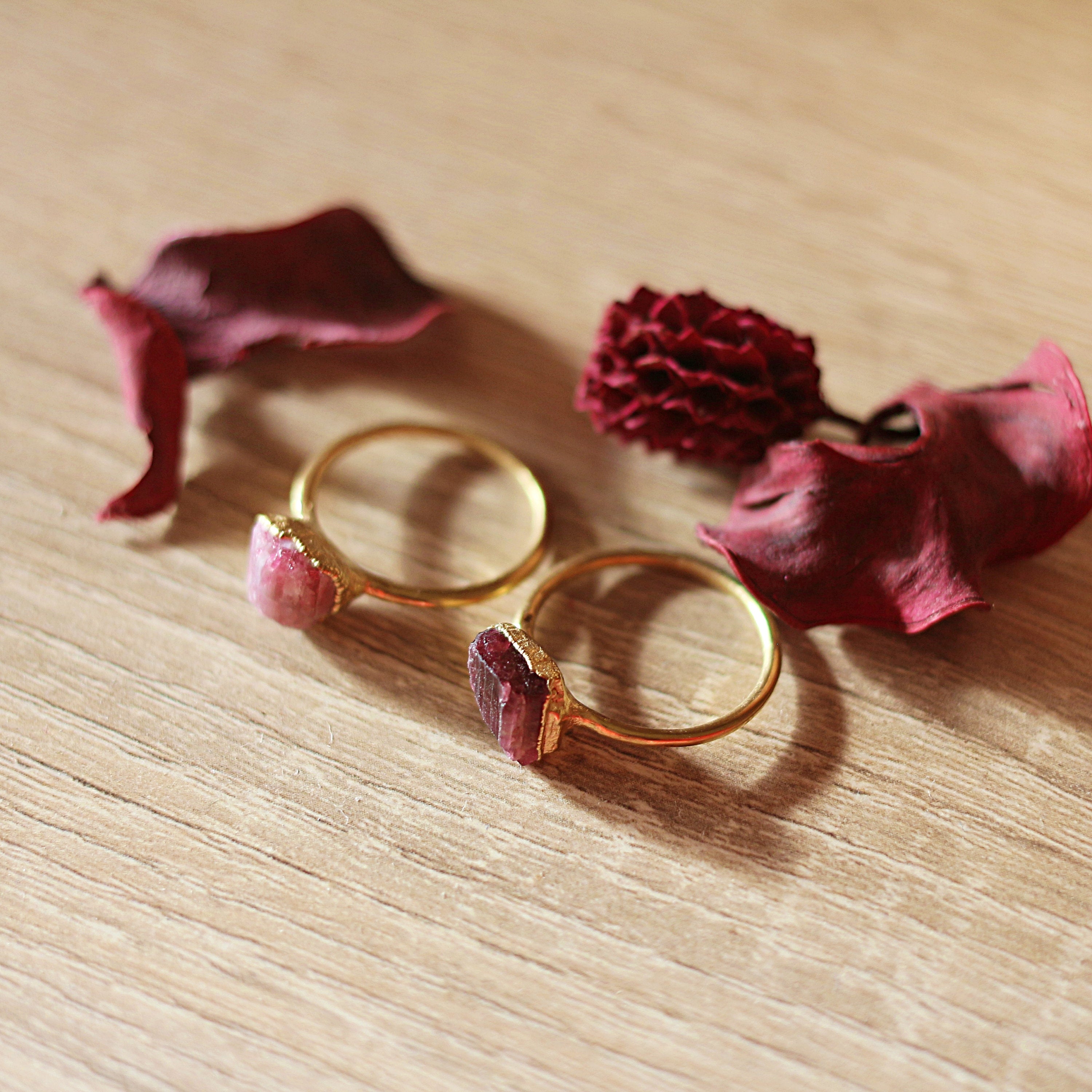 PINK TOURMALINE COCKTAIL RING