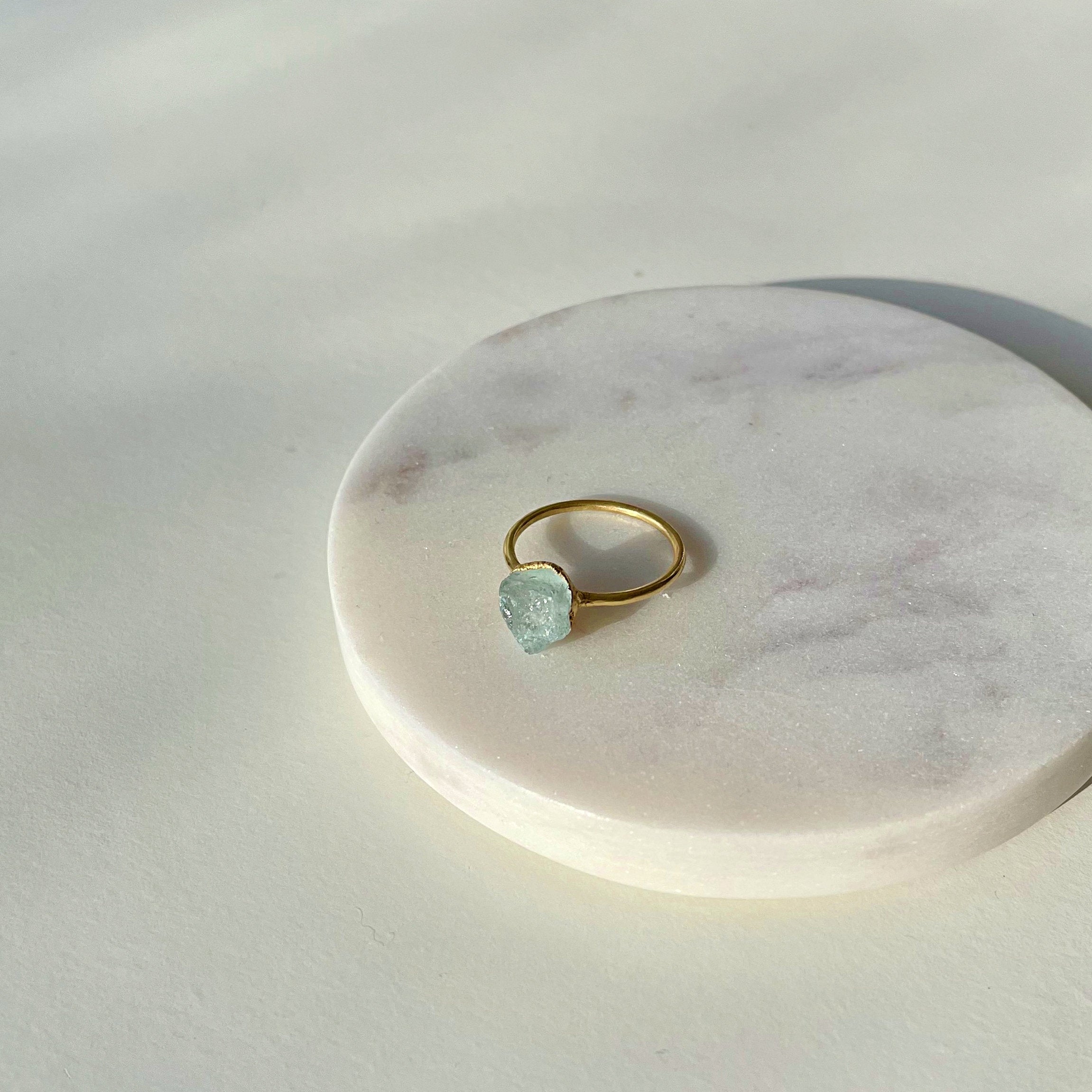 AQUAMARINE COCKTAIL RING